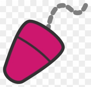 Pink Mouse Clip Art At Clker - Computer Mouse Clipart Pink - Transparent PNG Free Download