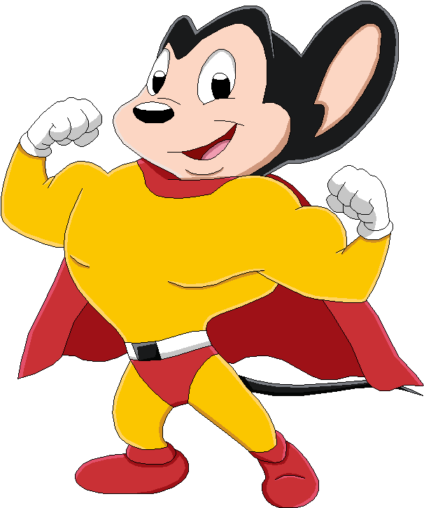 Mighty Mouse Clip Art - Mighty Mouse Cartoon Png - Transparent PNG Free Download