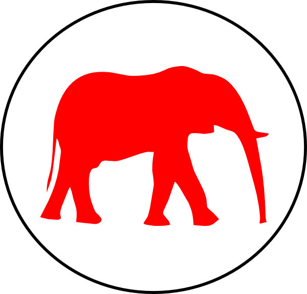 Clip Art At Clker - Elephant And A Mouse - Transparent PNG Free Download