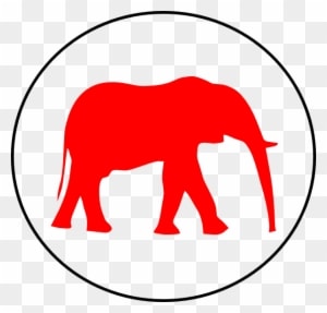 Clip Art At Clker - Elephant And A Mouse - Transparent PNG Free Download