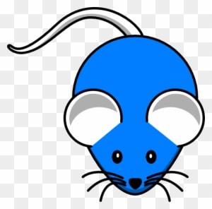 Blue Mouse Clip Art - Easy Mouse Face Drawing - Transparent PNG Free Download