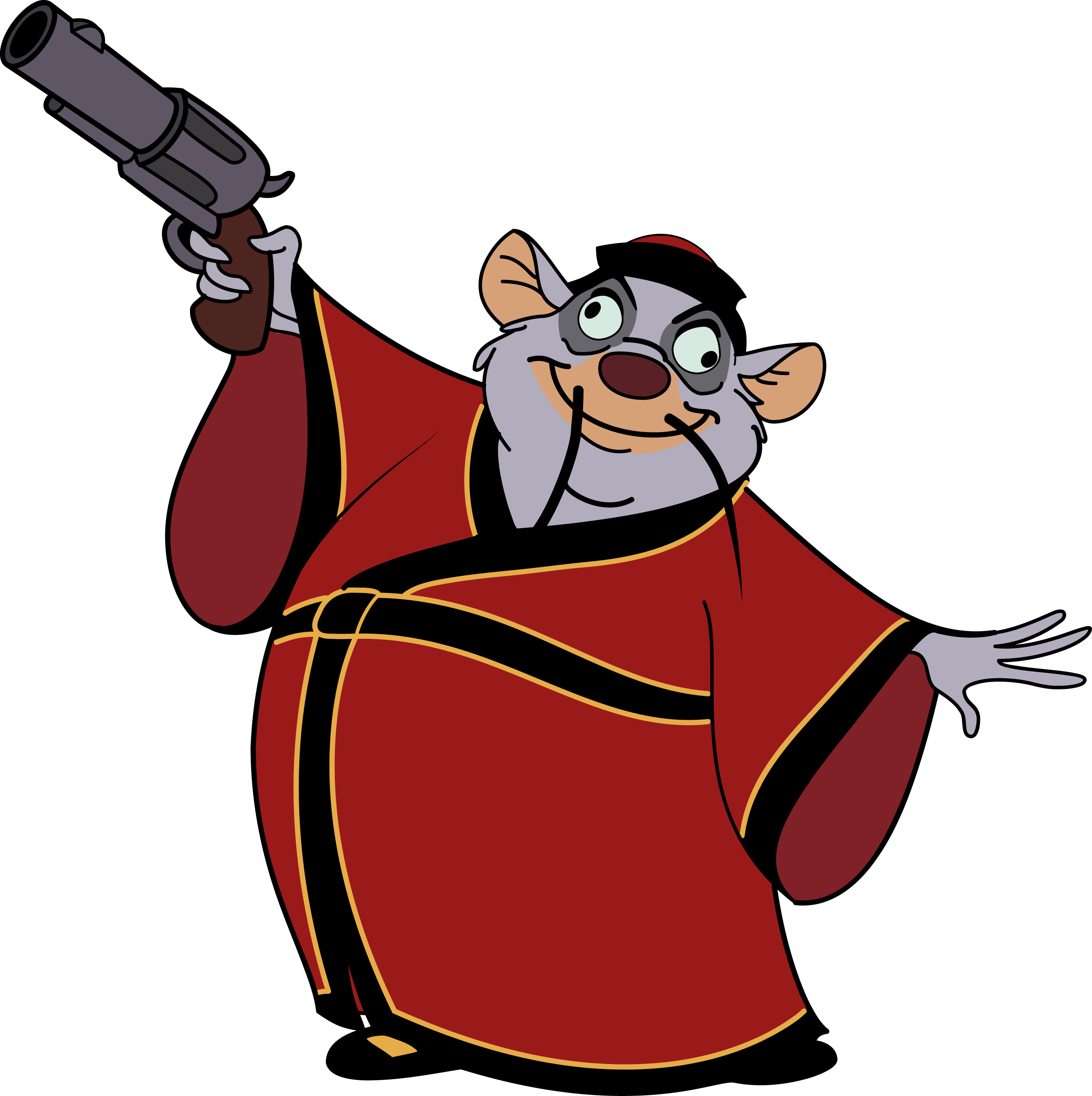 Shayfifearts 31 10 Basil's Disguise - Bat Great Mouse Detective - Transparent PNG Free Download