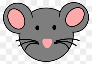 Mouse Face Clipart - Transparent PNG Free Download