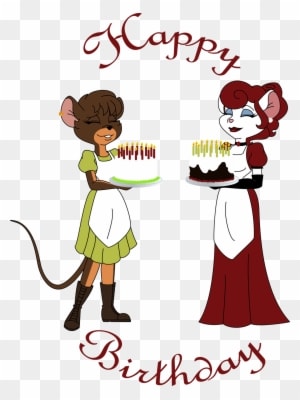Happy Birthday By The Manga Goddess - Great Mouse Detective Oc - Transparent PNG Free Download