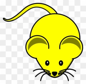 Yellow Color Pencil Clipart - Mouse Drawing Easy - Transparent PNG Free Download