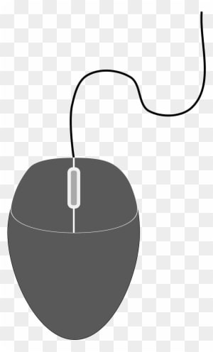 Big Image - Black Computer Mouse Cartoon - Transparent PNG Free Download