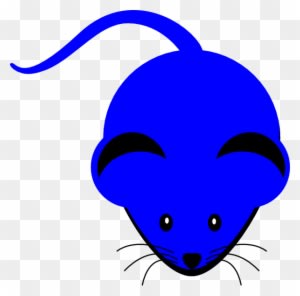 Blue Mouse Clip Art At Clker - Blue Mouse Clipart - Transparent PNG Free Download