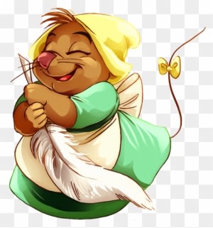 Cinderella Mouse Cleaning - Transparent PNG Free Download