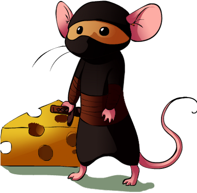 Marcel-jean Sarfati - Ninja Mouse - Transparent PNG Free Download