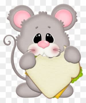 Patchwork - Mouse Eating Corn Cartoon - Transparent PNG Free Download