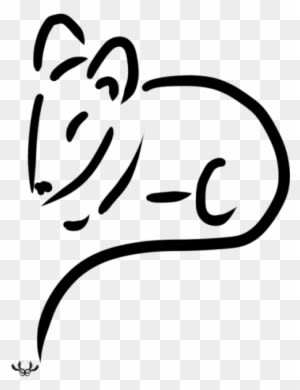 Tribal Mouse By Black Dark - Mouse Tribal - Transparent PNG Free Download