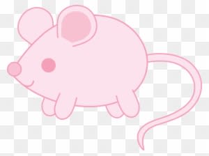 Pink Mouse Clipart - Transparent PNG Free Download