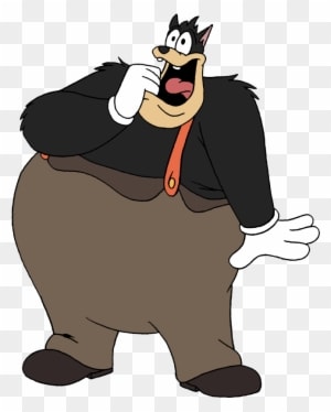 Scared Pete By Lionkingrulez - House Of Mouse Pete Naked - Transparent PNG Free Download