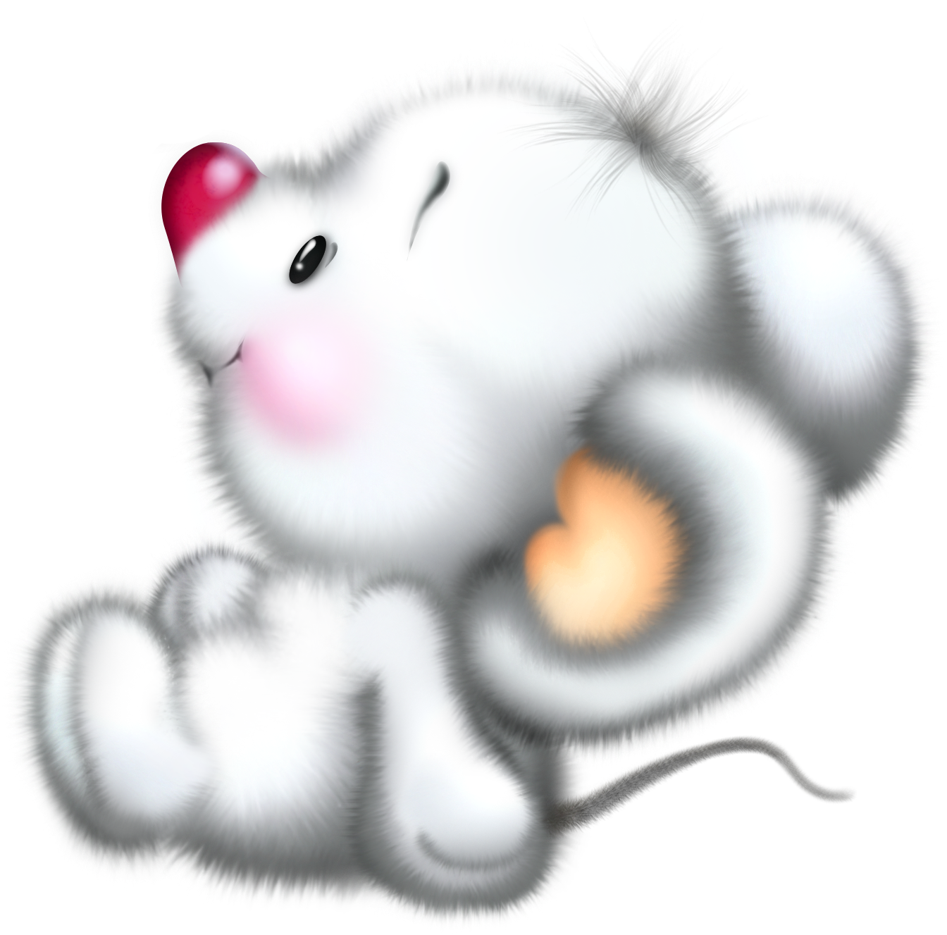 Computer Mouse Cartoon Clipart - Cute Little Mouse Cartoon - Transparent PNG Free Download
