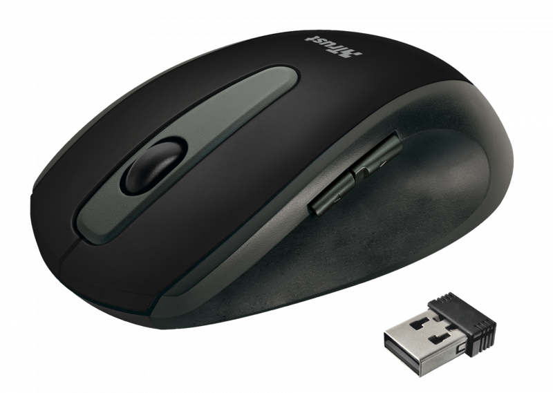 Input Devices - Mouse Wireless - Optical - Easyclick - Trust Easyclick Wireless - Wireless Optical Mouse - - Transparent PNG Free Download