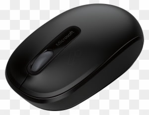 Microsoft Mobile Mouse 1850 Black - Microsoft Wireless Mobile Mouse 1850 - Transparent PNG Free Download