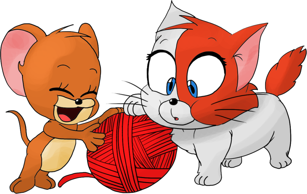 A Game Of Kitten And Mouse By Juacoproductionsarts - Tom And Jerry The Unshrinkable Jerry Mouse - Transparent PNG Free Download
