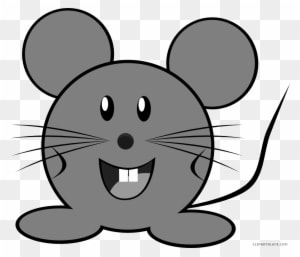 Grayscale Mouse Animal Free Black White Clipart Images - Mouse You Re Welcome - Transparent PNG Free Download