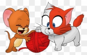 A Game Of Kitten And Mouse By Juacoproductionsarts - Tom And Jerry The Unshrinkable Jerry Mouse - Transparent PNG Free Download