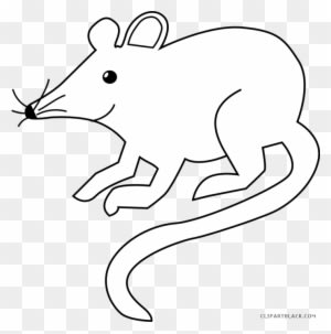 Clip Art Mouse Black And White Images Gallery - Mouse Black And White Cartoon - Transparent PNG Free Download