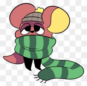 Scarf Mouse By Dog22322 - Scarf Mouse Undertale - Transparent PNG Free Download