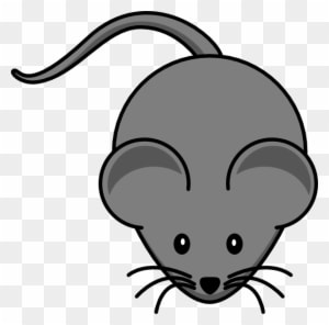 Dark Gray Mouse - Mouse Clip Art - Transparent PNG Free Download