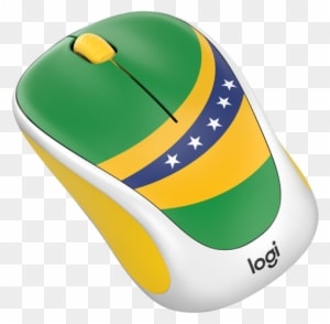 Logitech World Cup Wireless Mouse Laptops - Logitech Mouse Brazil - Transparent PNG Free Download
