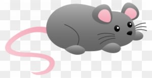 Awesome Images Of Cartoon Mice Clipart Little Gray - Clip Art Mouse - Transparent PNG Free Download
