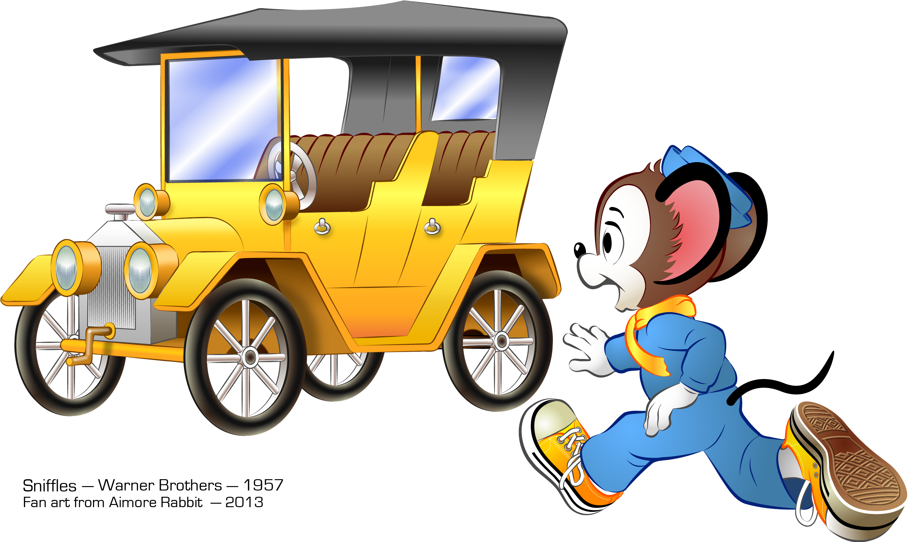 Fan Art, Sniffles, - Sniffles Mouse - Transparent PNG Free Download