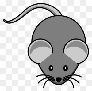 Cute Cartoon Square Grey Mouse And Cheese Stock Vector - Mouse Clip Art - Transparent PNG Free Download