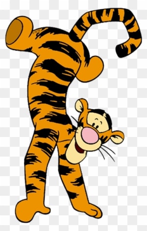 Upside Down Clipart Handstand - Tiggers Tall Tales A Mouse Works Chunky Roly-poly Book - Transparent PNG Free Download