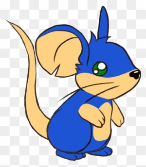 Sonic The Mouse By 0palite - Mouse Skin Transformice - Transparent PNG Free Download