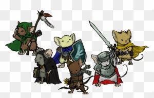 Characters Drawn By Jon Ying From The Mouse Guard Campaign - Dungeons And Dragons Mouse - Transparent PNG Free Download