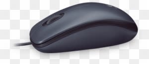 Logitech M100 - Optical Mouse - Black - Transparent PNG Free Download