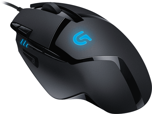 55531521 - Logitech G402 Hyperion Fury Fps Gaming Mouse - Transparent PNG Free Download
