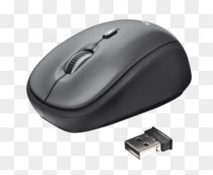 Input Devices - Mouse Wireless - Optical - Mouse Trust - Trust Yvi Wireless Mouse, Red 21434 - Transparent PNG Free Download