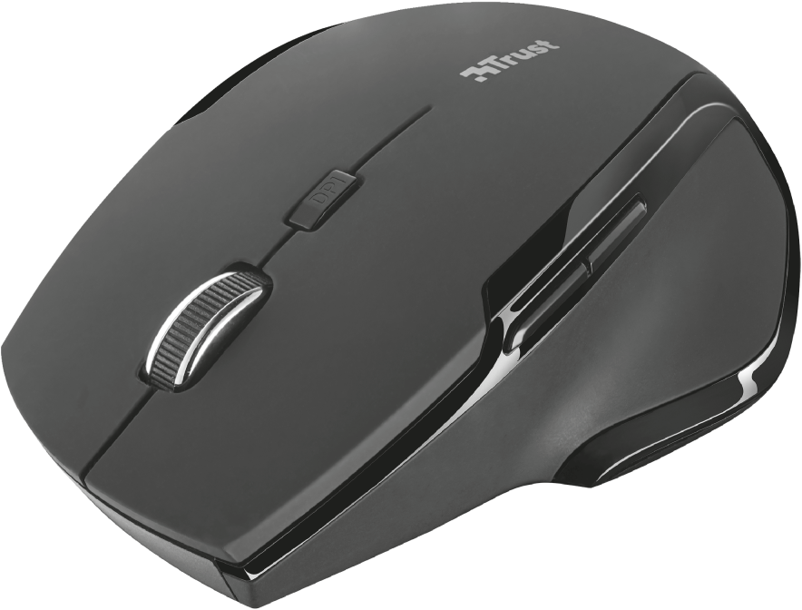 Evo Compact Wireless Optical Mouse - Mouse Trust Evo Compact Wireless Optical Mouse - Transparent PNG Free Download