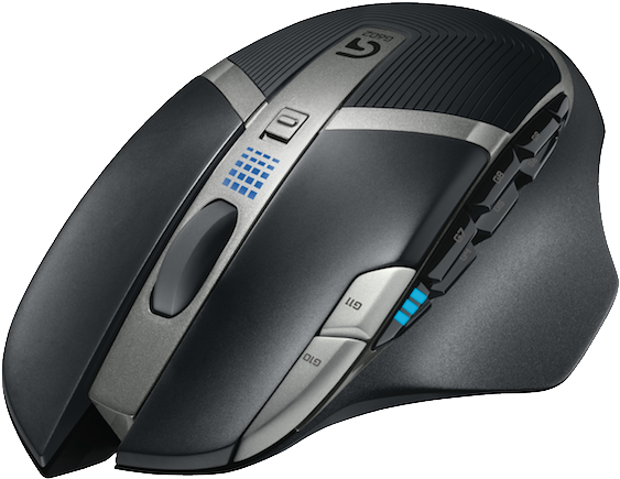 Logitech G602 Wireless Gaming Mouse - Transparent PNG Free Download