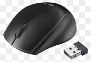 Input Devices - Mouse Wireless - Optical - They Wireless - They Wireless Mouse Trust Micro Mouse - Black - Transparent PNG Free Download