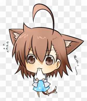 Chibi Girl With Curly Hair For Kids - Anime Mouse Pad 649 - Default Title - Transparent PNG Free Download