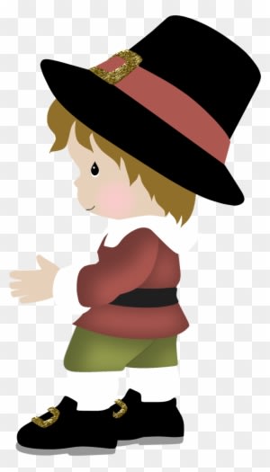 Album - - 3drose Pilgrim Boy With Pumpkin , Mouse Pad, 8 By 8 - Transparent PNG Free Download
