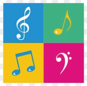 Mouse Mat: Treble Clef And Keyboard Design. - Transparent PNG Free Download