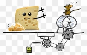 Website Designing India - Mouse On A Wheel - Transparent PNG Free Download