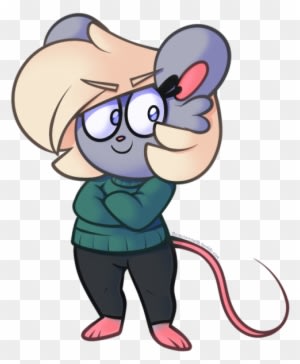 Guys I Have A New Oc To Show You This Is Tina She's - Computer Mouse - Transparent PNG Free Download