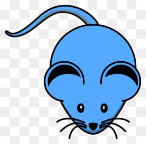 Blue Mouse Clip Art At Clker Com Vector Clip Art Online - Mouse Clip Art - Transparent PNG Free Download