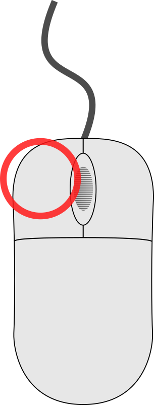 By Qubodup - Mouse Button - Transparent PNG Free Download