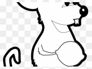 Rat Mouse Clipart Black - Clipart Black And White Mouse Png - Transparent PNG Free Download