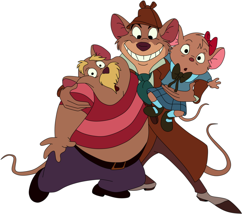 Detective Clipart Animation - Great Mouse Detective Png - Transparent PNG Free Download