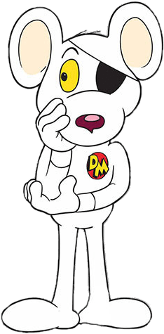 Danger Mouse Thinking - Danger Mouse Colour - Transparent PNG Free Download