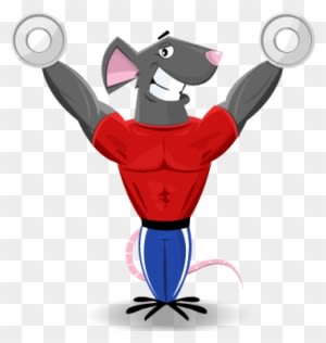 Migthy Mouse Mascot - Gym Mascots - Transparent PNG Free Download